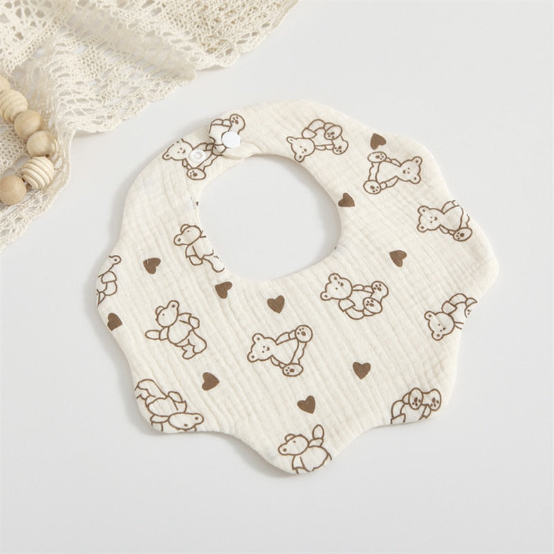 Flower Shape Baby Bibs