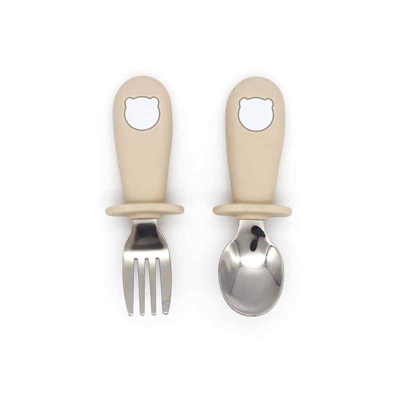Cute Bear Baby Cutlery