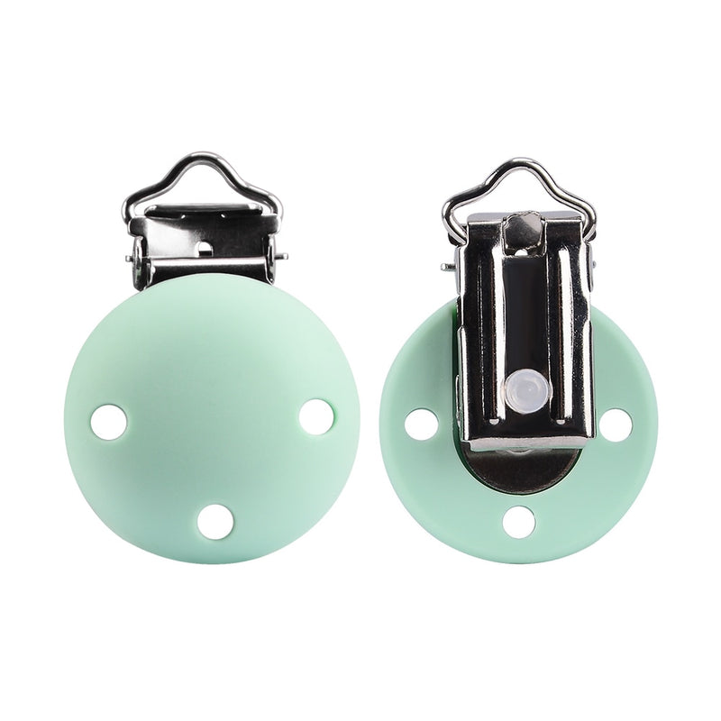 Round Shaped Pacifier Clips (5pcs)