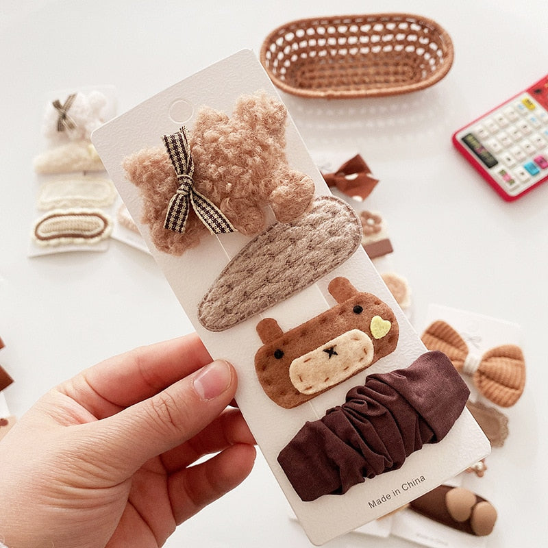 Cute Baby Hair Clips (4 pieces)