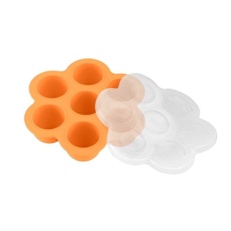 7 Compartment Baby Food Silicone Container