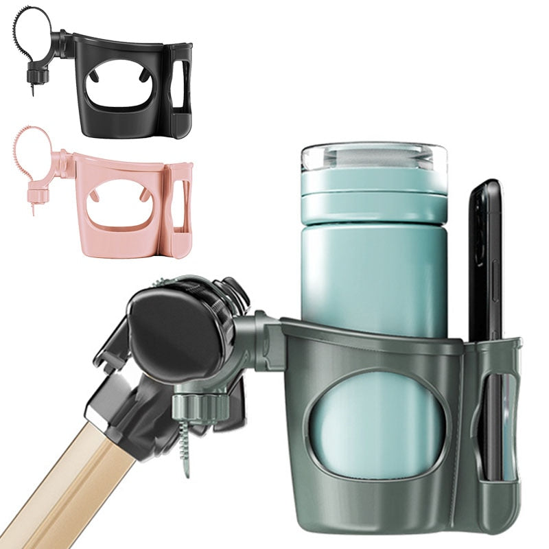 Strap-on Stroller Mobile Cup Holder