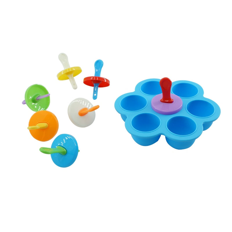 7 Compartment Baby Food Silicone Container