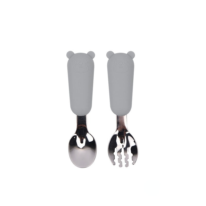Cute Bear Baby Cutlery