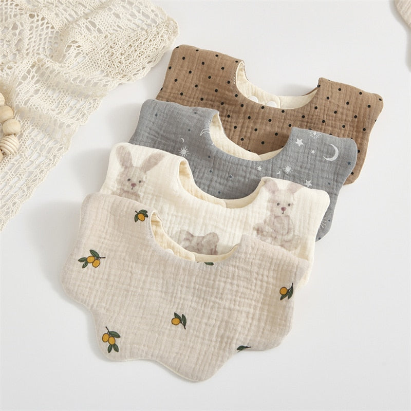 Flower Shape Baby Bibs