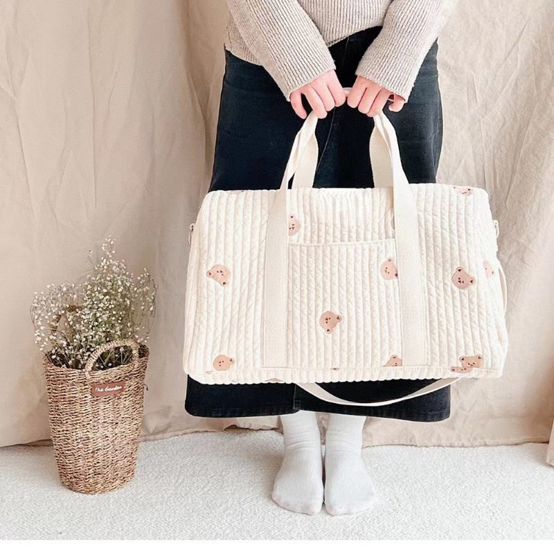 Quilted Baby Duffle Bag