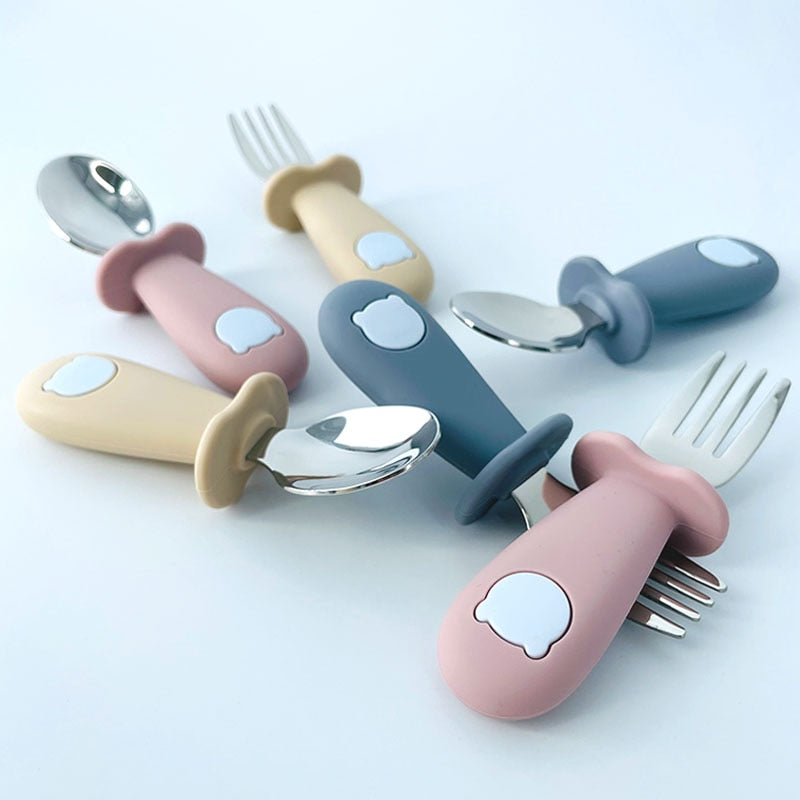 Cute Bear Baby Cutlery