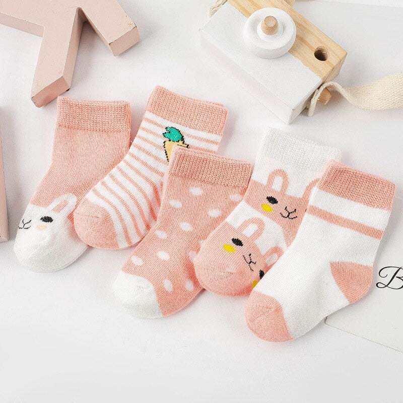Fadeless Baby Socks (5 Pack)
