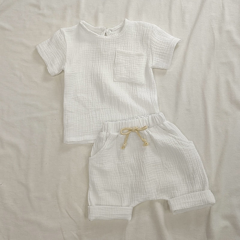 Summer Casual Baby Clothing Set