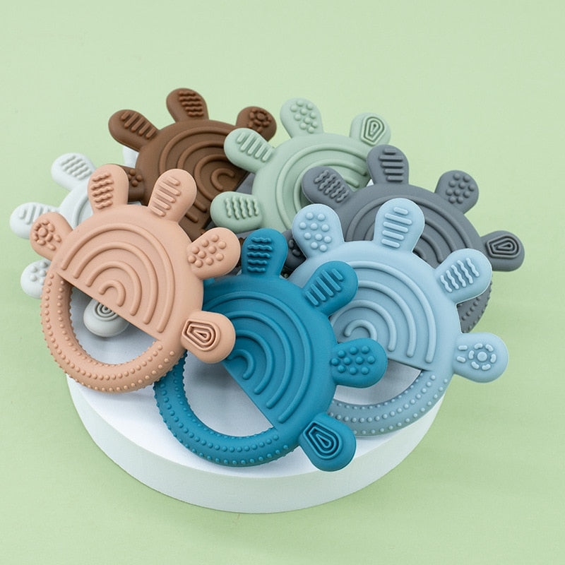 Circular Silicone Baby Teether