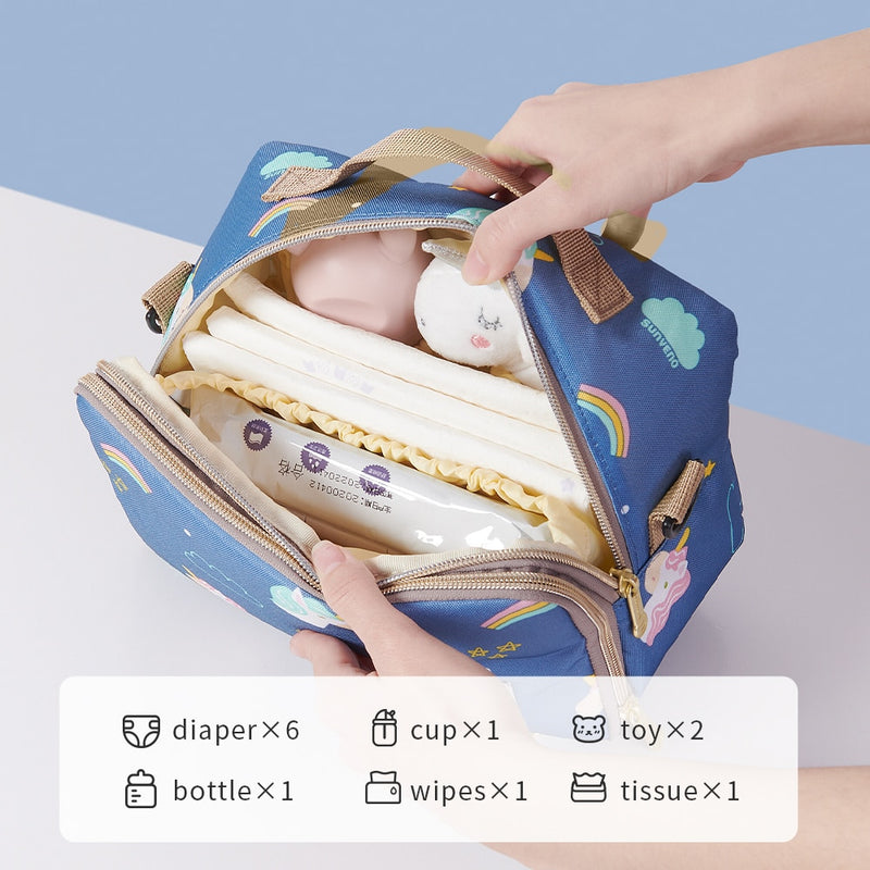 Convenient 2 in 1 Baby Changing Bag & Pad