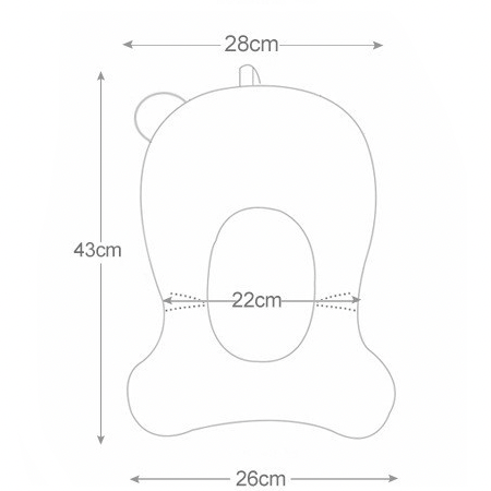 Baby Bath Seat Support Cushion
