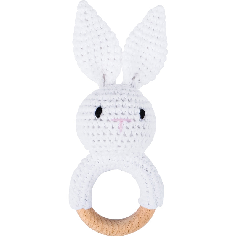 Cute Crochet Animal Rattle Toy
