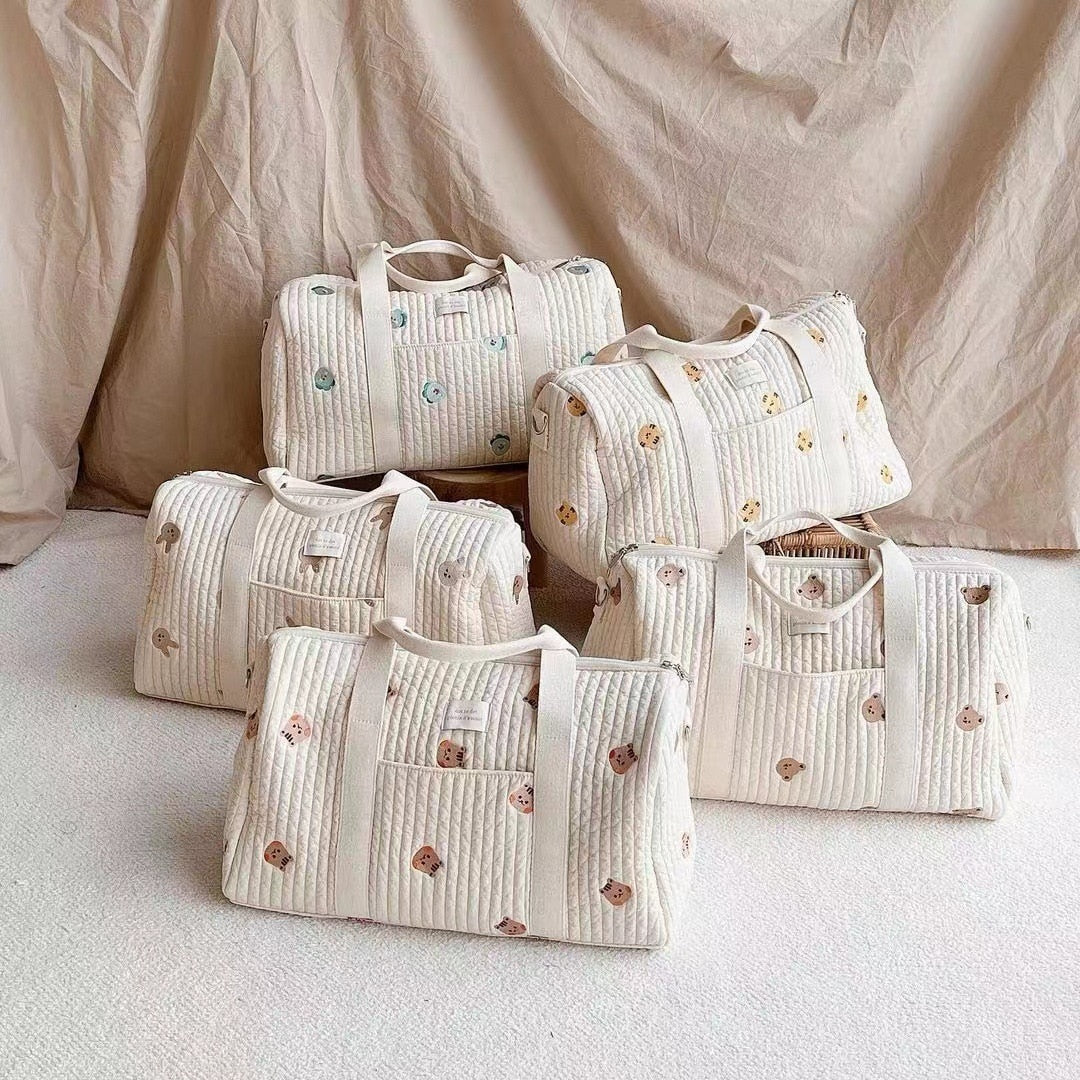 Quilted Baby Duffle Bag