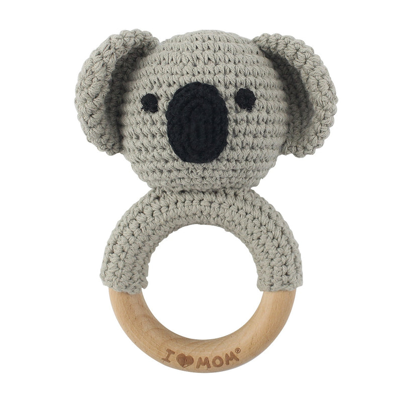 Cute Crochet Animal Rattle Toy