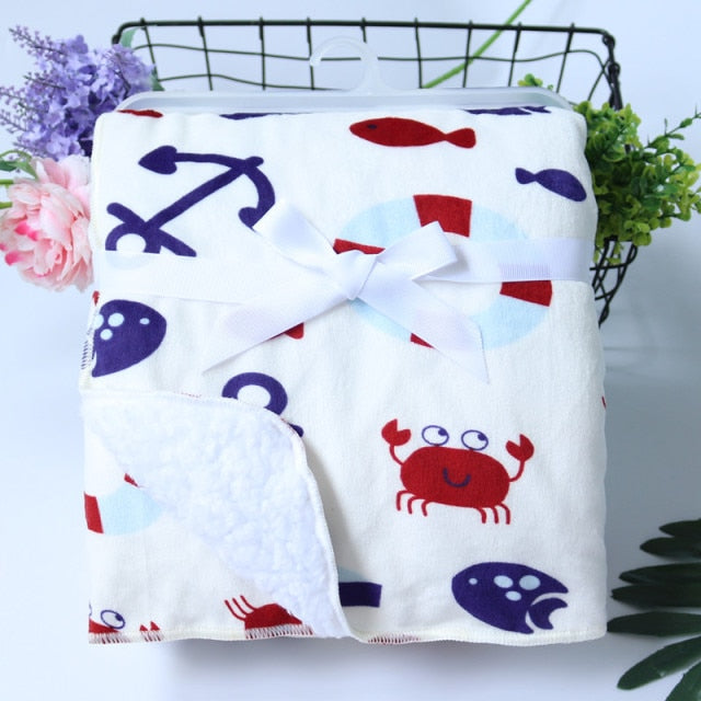 Thick Fleece Baby Blankets