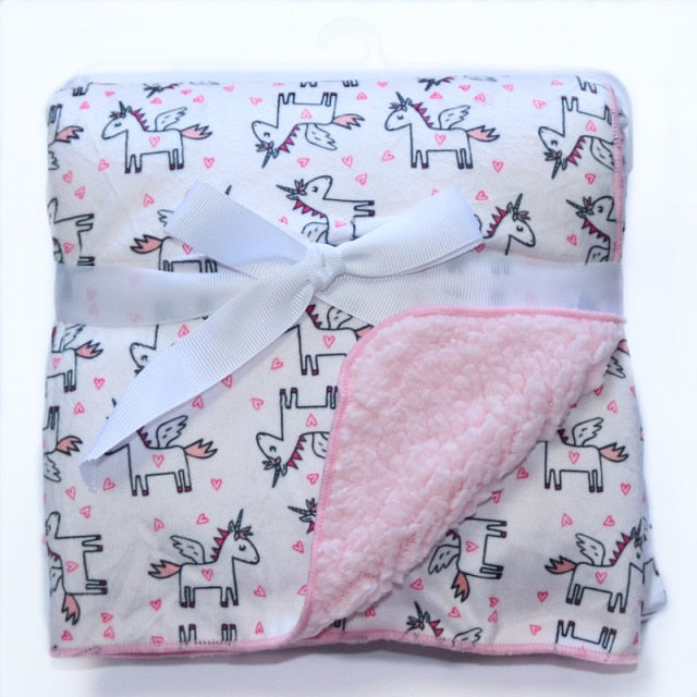 Thick Fleece Baby Blankets