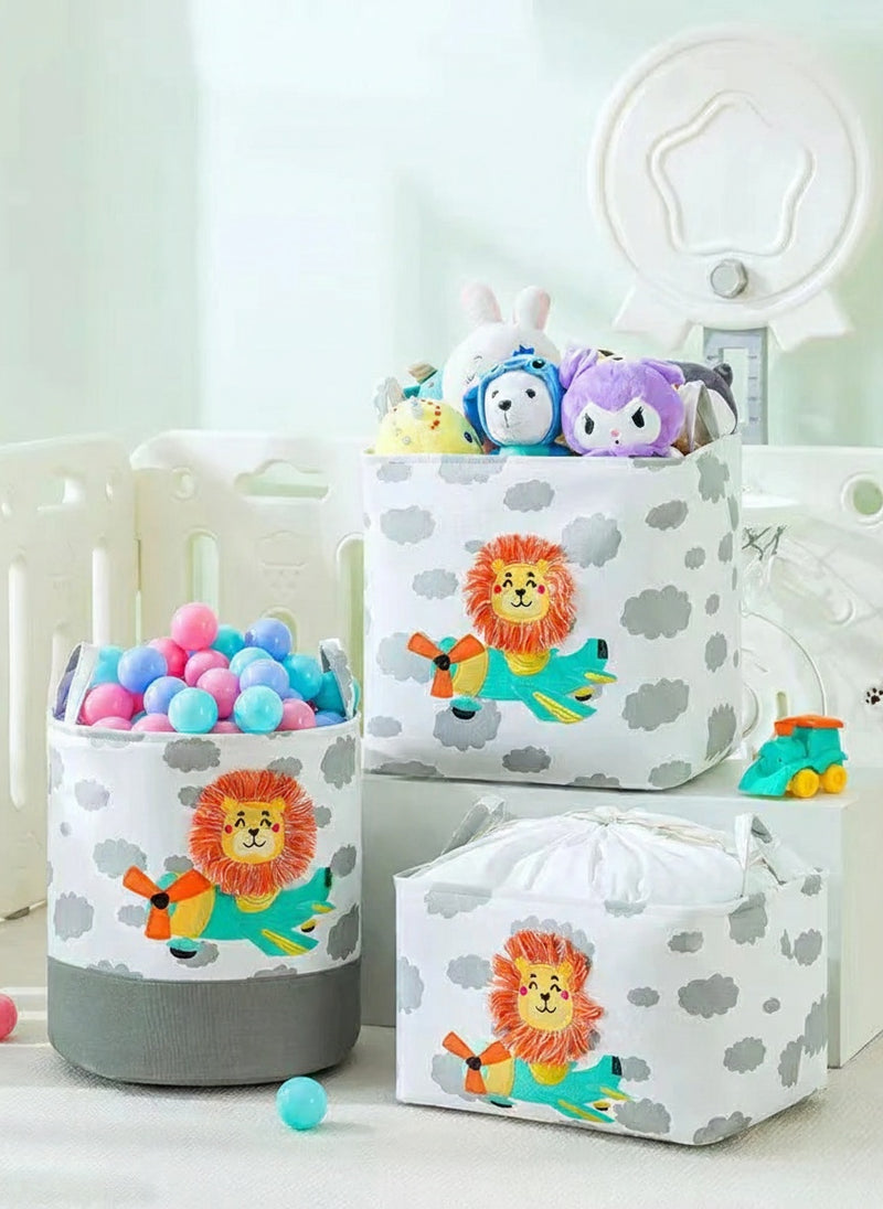 Cute Animal Linen Storage Baskets for Kids