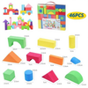 46PCS Soft Building Blocks | Educational Stackable Toys for Kids