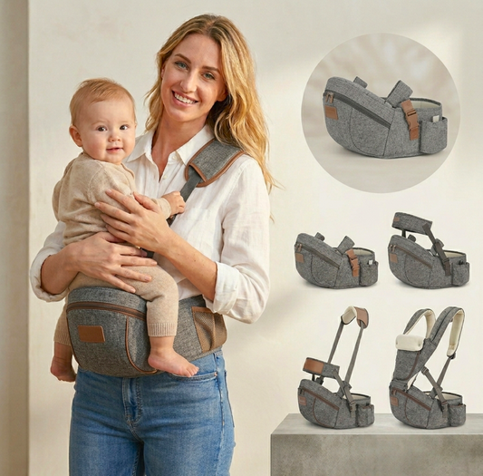 6-in-1 Ergonomic Baby Hip Seat Carrier – Breathable Adjustable Infant & Toddler Support (0–36 Months)