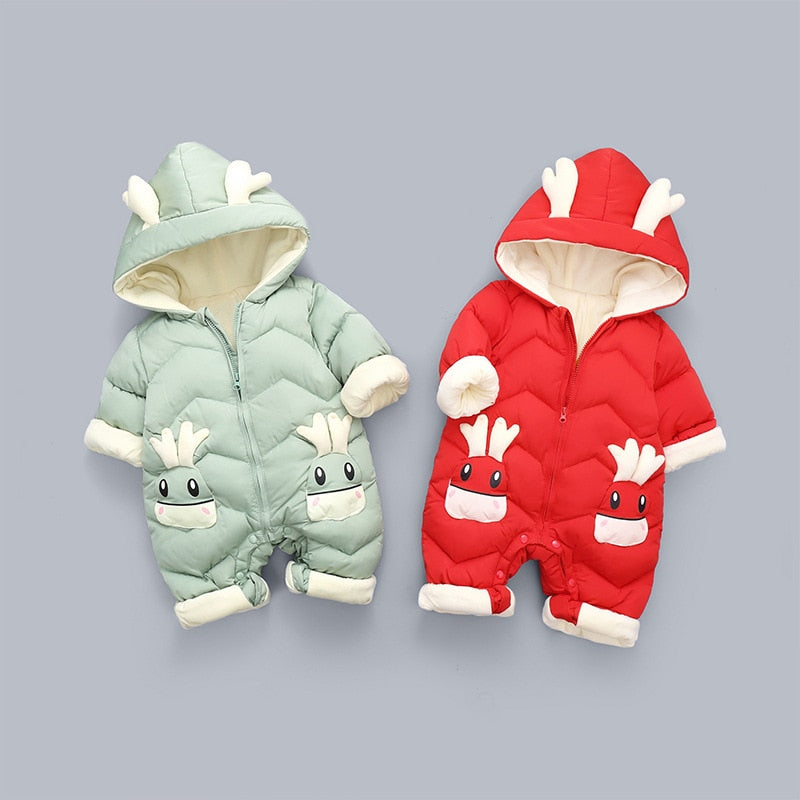 Thick Winter Baby Jumpsuit