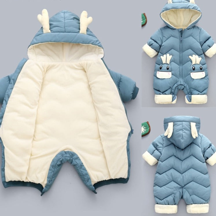 Thick Winter Baby Jumpsuit