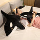 Orca Whale Plush Toy - Soft Black & White Stuffed Sea Animal for Kids