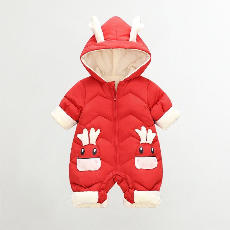 Thick Winter Baby Jumpsuit