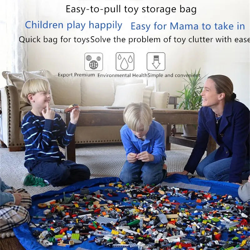Toy Storage Play Mat Organizer