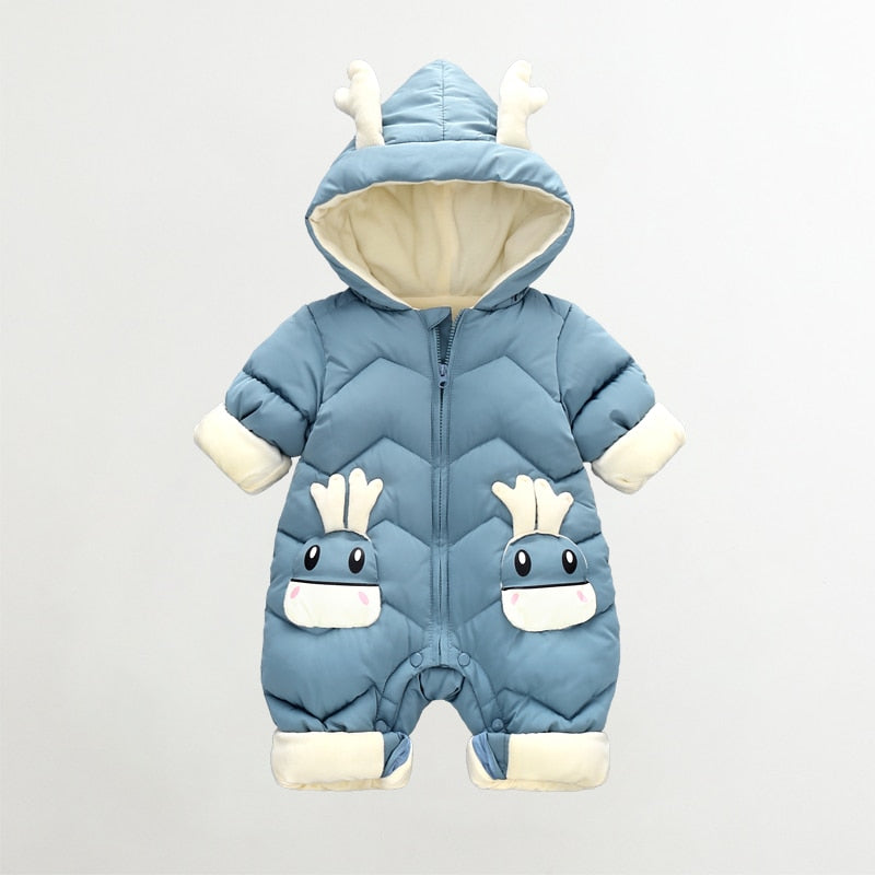 Thick Winter Baby Jumpsuit
