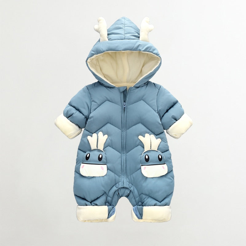 Thick Winter Baby Jumpsuit