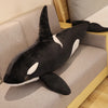 Orca Whale Plush Toy - Soft Black & White Stuffed Sea Animal for Kids