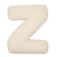 Lambswool Alphabet Pillows – Soft Plush Letter Cushion for Nursery and Playrooms