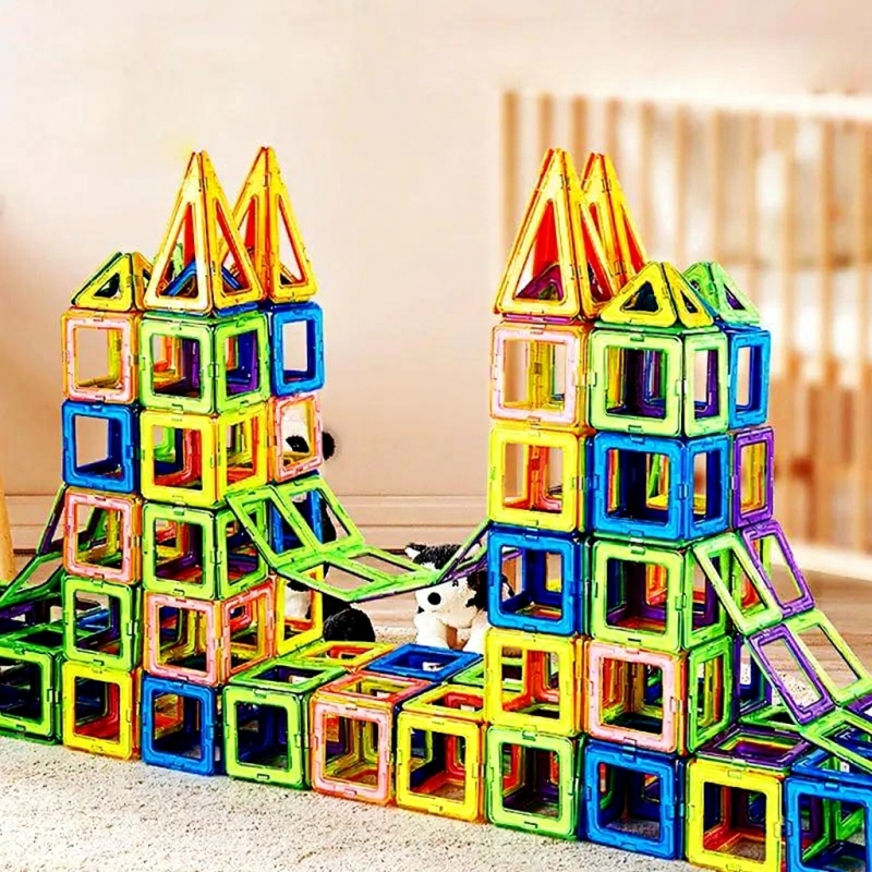 Magnetic Building Blocks Set for Kids | Creative Construction Toy