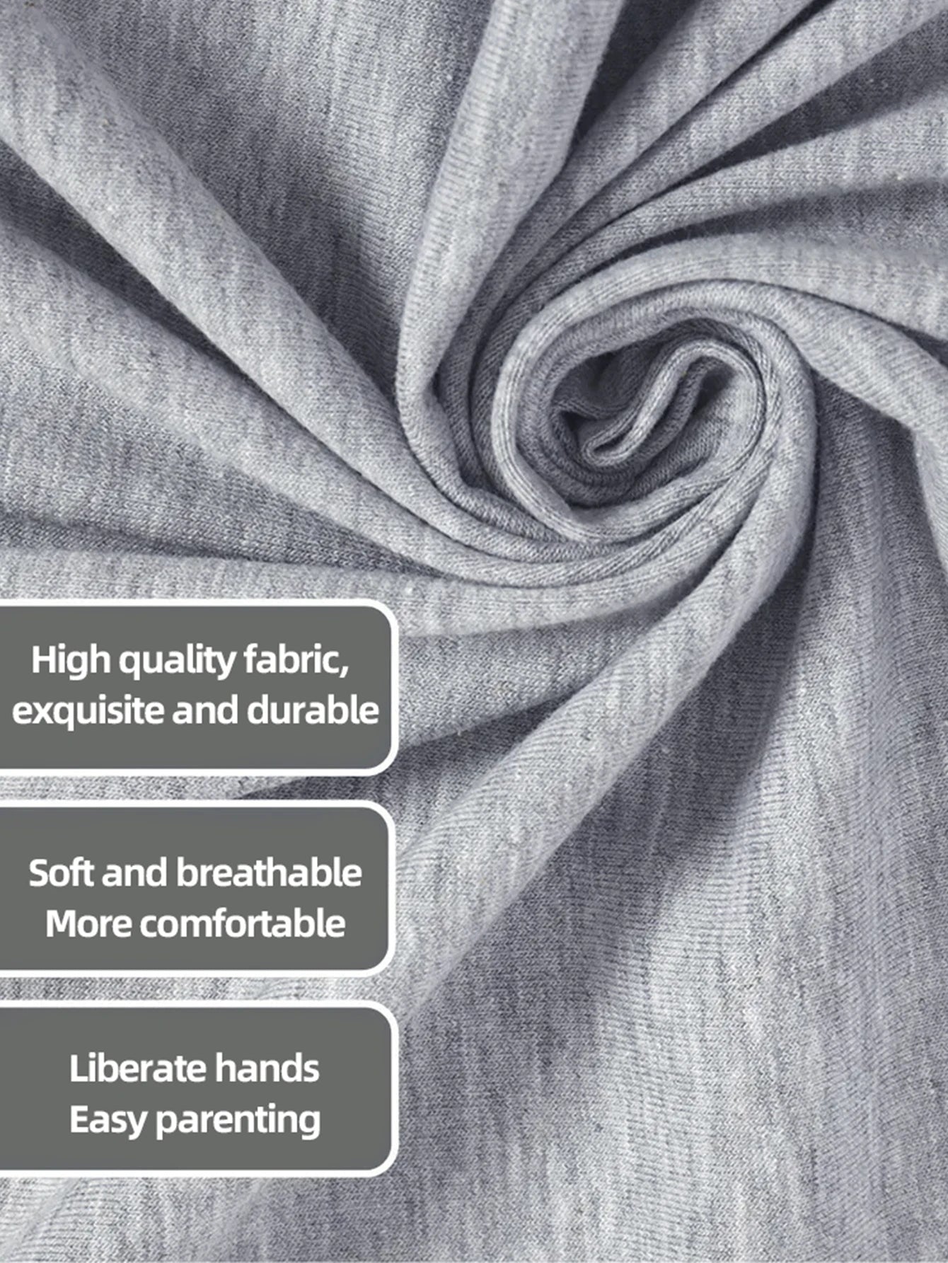 Stretch Baby Wrap Carrier – Hands-Free Newborn to Toddler Sling