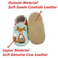WildStep Leather Baby Moccasins | Animal Soft Sole First Walker Shoes 0-24M