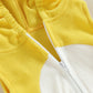 Baby Chick Romper Costume - Hooded Animal Outfit with Striped Leg Warmers