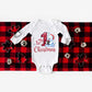 My First Christmas Baby Romper Long Sleeve Outfit