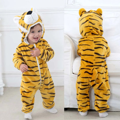 Kids Animal Onesie Pyjamas for Warm Winter Nights & Cozy Playtime