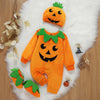Pumpkin Crew Neck Baby/Infant Romper