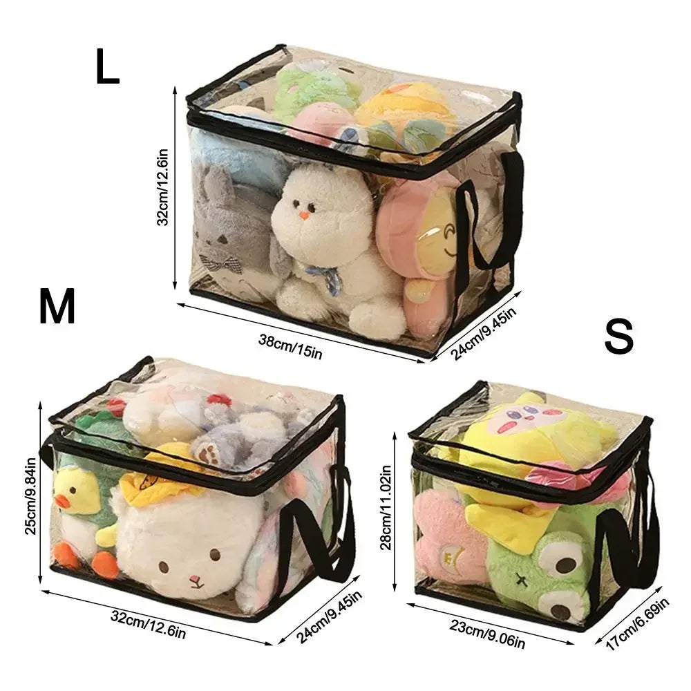 Clear PVC Toy Storage Box – Waterproof Foldable Organizer
