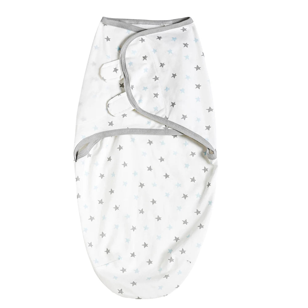 100% Cotton Newborn Swaddle Wrap for Calm, Cozy Sleep