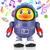 Space Duck Dancing Robot Toy with Lights and Music