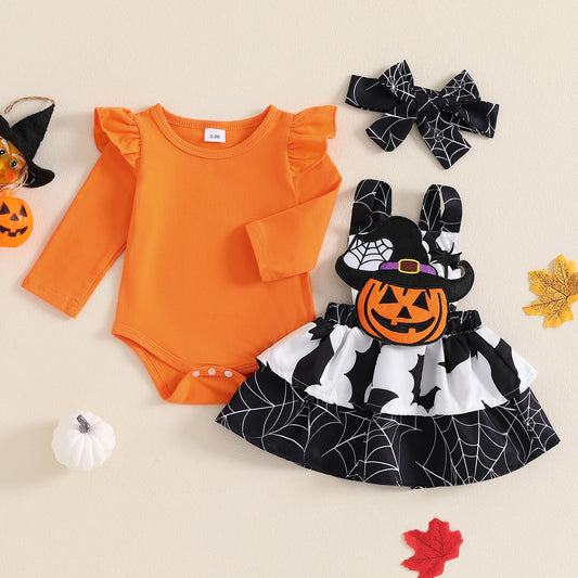 Halloween Baby Romper Set