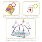 Deluxe Baby Play Gym with Hanging Toys and Soft Activity Mat