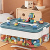 Stackable Kids Building Block Storage Box with 1–3 Layers and Play Lid
