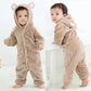 Kids Animal Onesie Pyjamas for Warm Winter Nights & Cozy Playtime