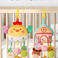 Hanging Baby Crib Toy Plush Bedbell with Pull String and Rattles