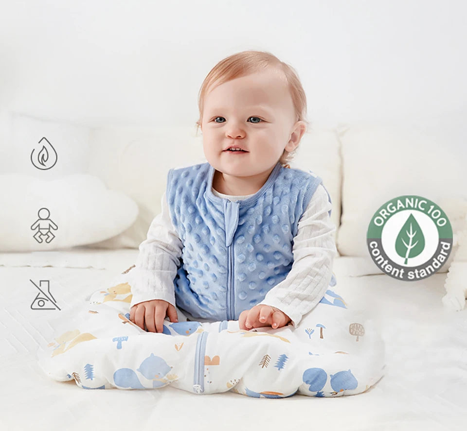 Doudou Soft Baby Sleepsack for Spring & Autumn Comfort