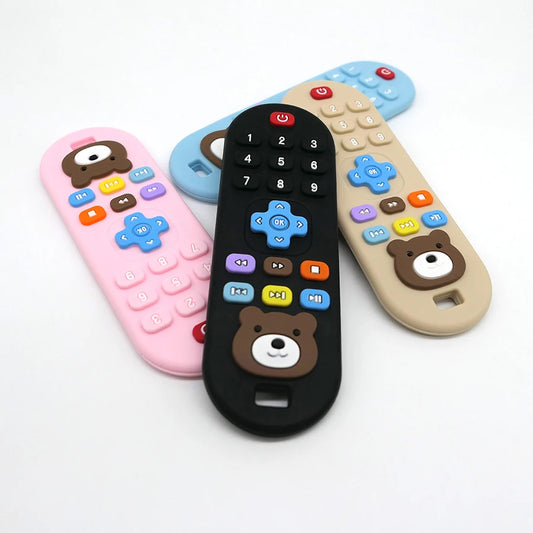 Silicone Baby Teething Remote | Fun Learning Toy for Infants